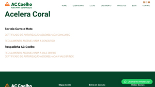 Promoção Ac Coelho Acelera Coral